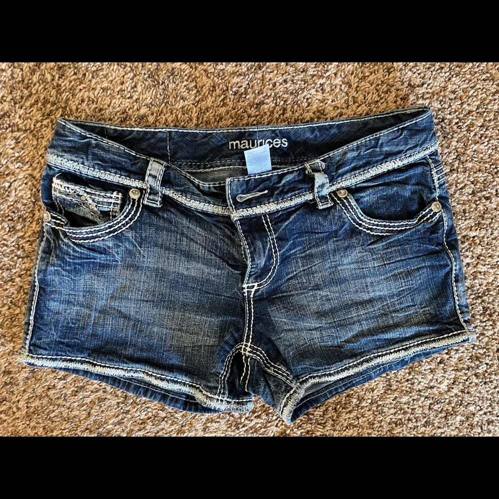 Maurices blue Jean shorts size 5/6